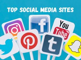 top social media sites
