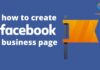 how to create facebook business page