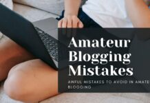 Amateur Blogging Mistakes
