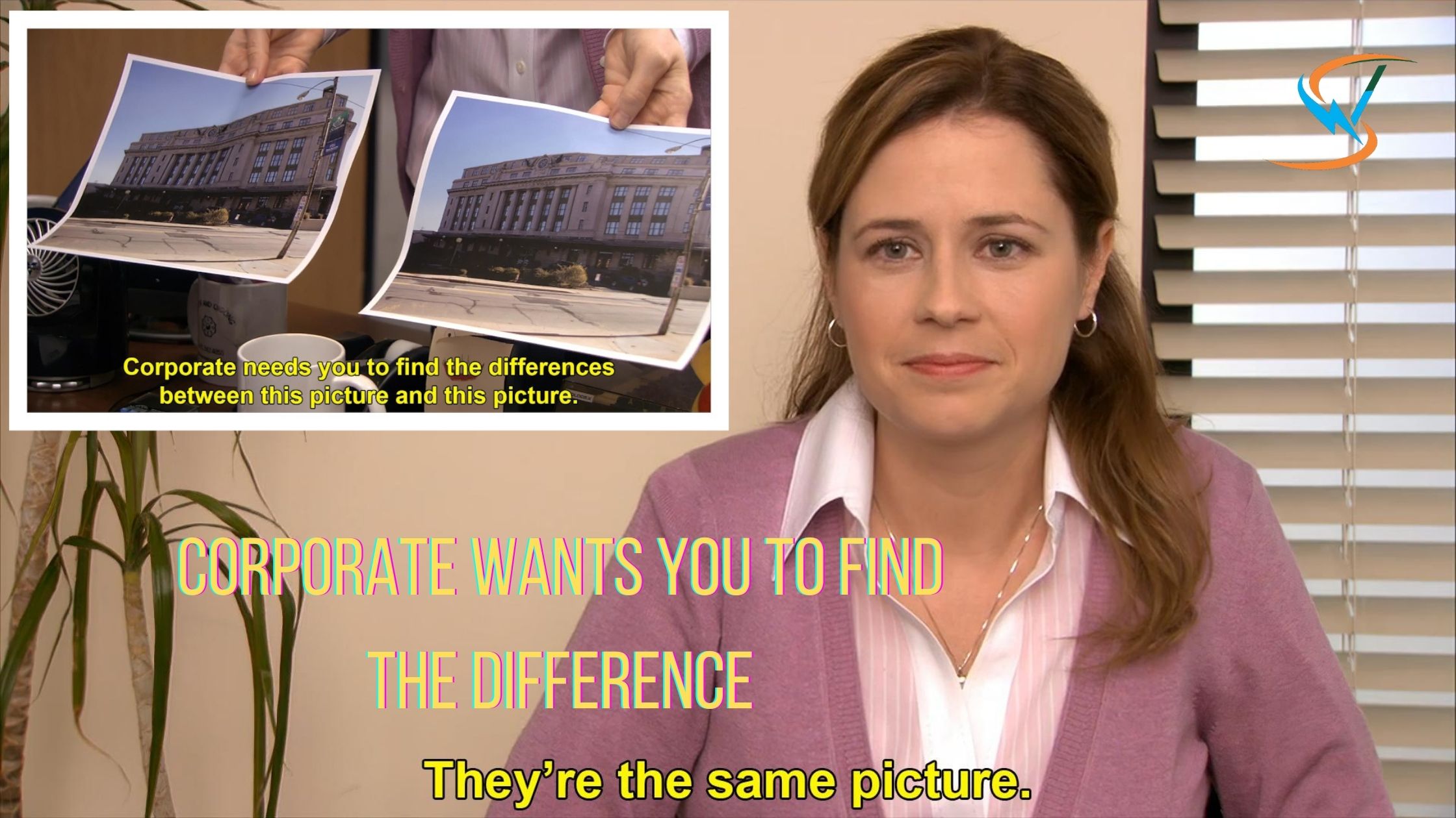 Corporate Needs You To Find The Difference Template