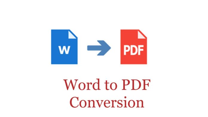 Word to PDF Conversion Word to PDF Conversion