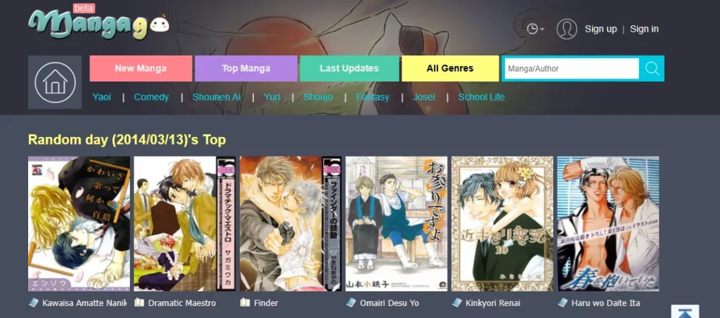 Exploring the MangaGo Library