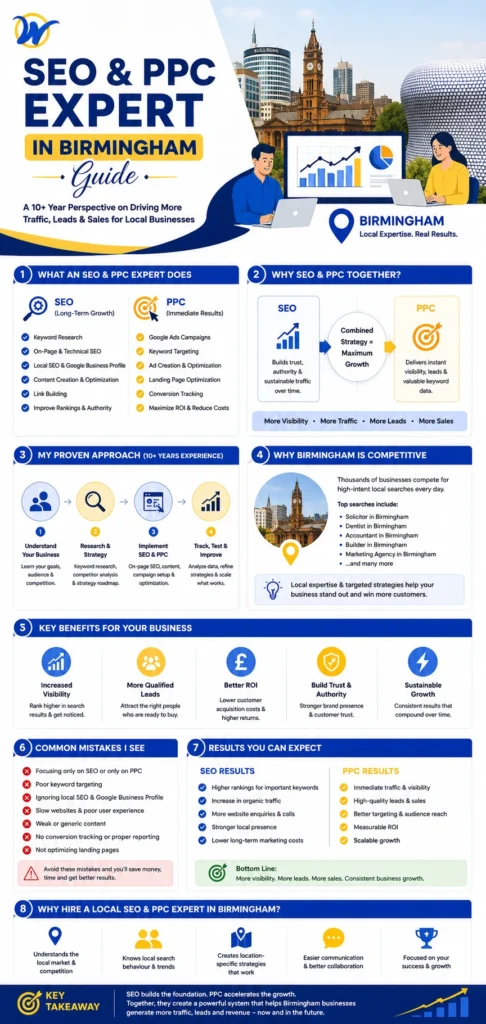 SEO and PPC Expert in Birmingham Guide for Local Businesses