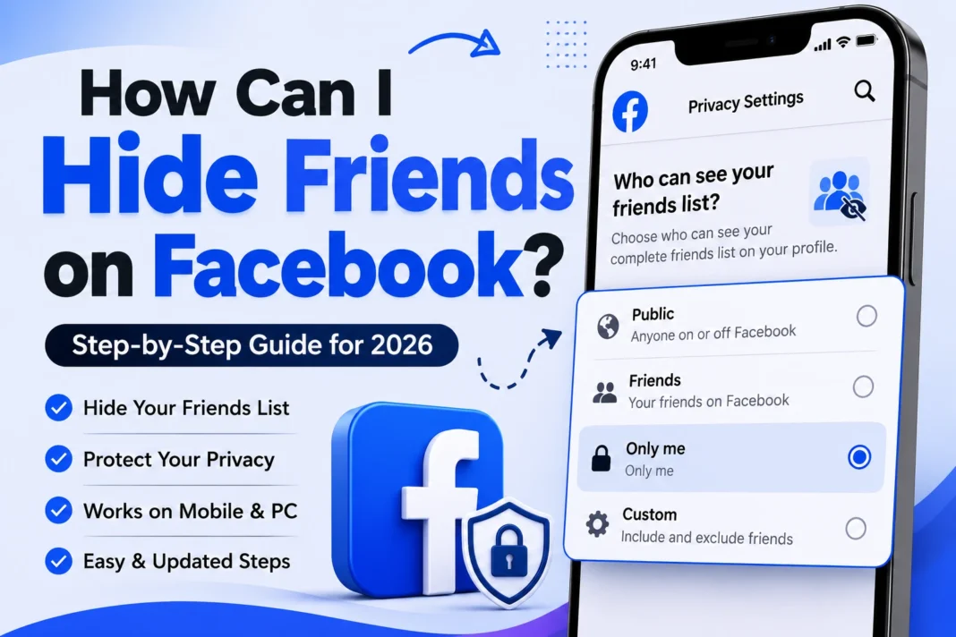 How Can I Hide Friends on Facebook How Can I Hide Friends on Facebook