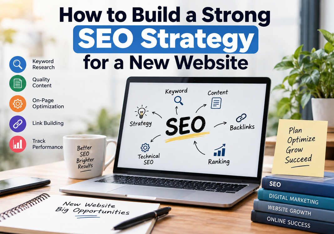SEO strategy for new website SEO strategy for new website